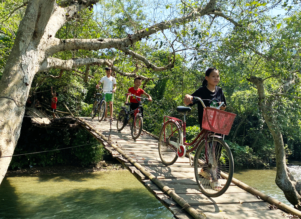 Cầu tạm ở Bành Trạch xuống cấp, tiềm ẩn nguy cơ tai nạn thương tích 