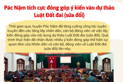 Pác Nặm đóng góp ý kiến vào dự thảo Luật Đất đai (sửa đổi)