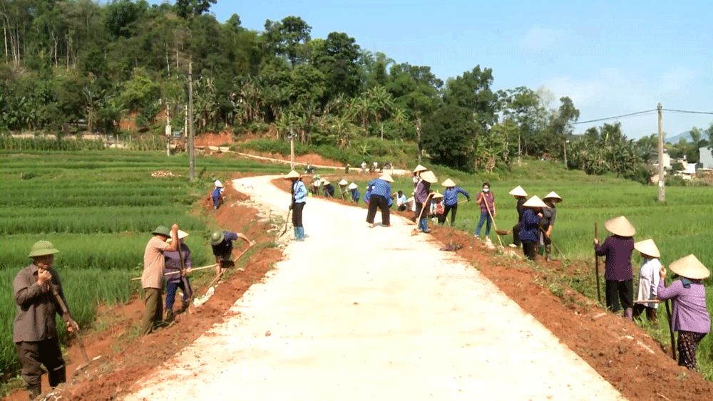 Nông dân Ba Bể xây dựng nông thôn mới 