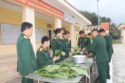 Đón xuân ở Trung đoàn 750 