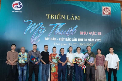 Họa sĩ Bắc Kạn đạt giải C tại triển lãm Mỹ thuật khu vực