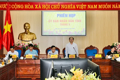 Phiên họp UBND tỉnh Bắc Kạn tháng 9 