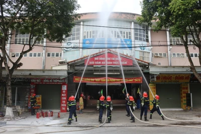 Phòng, chống cháy nổ tại chợ, trung tâm thương mại