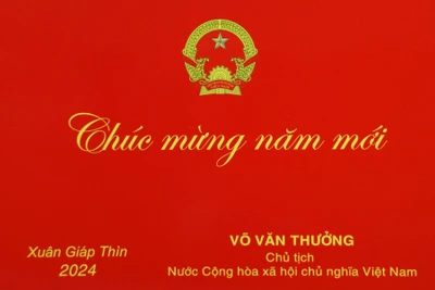 Thông điệp chúc Tết Giáp Thìn 2024 của Chủ tịch nước Võ Văn Thưởng