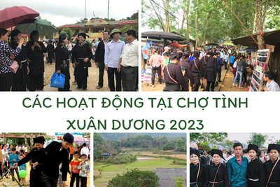 Lễ hội văn hóa "Chợ tình Xuân Dương" diễn ra từ ngày 12 - 14/5