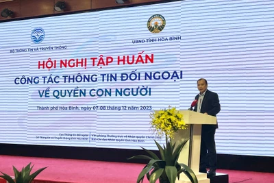 Hội nghị tập huấn công tác thông tin đối ngoại về quyền con người