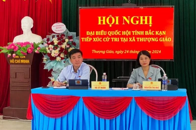 Đại biểu Quốc hội TXCT huyện Ba Bể