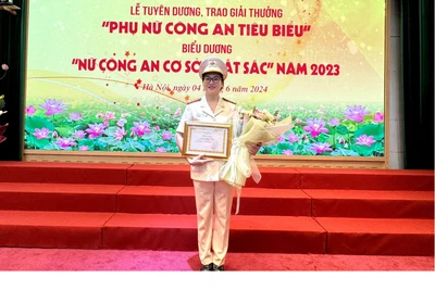 Hoàng Thị Anh Thuyên - nữ Phó Trưởng Công an xã được dân tin yêu