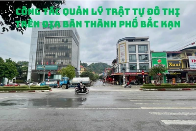 Công tác chỉnh trang đô thị và quản lý trật tự đô thị luôn được thành phố quan tâm thực hiện.