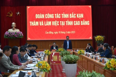 Bắc Kạn - Cao Bằng tiếp tục đoàn kết, hợp tác cùng phát triển 