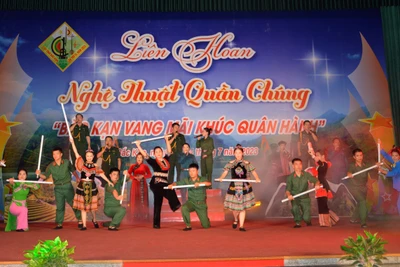 Liên hoan Nghệ thuật quần chúng LLVT tỉnh Bắc Kạn thành công tốt đẹp