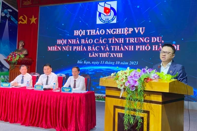 Bắc Kạn đăng cai tổ chức Hội thảo Hội Nhà báo các tỉnh miền núi, Trung du phía Bắc và Thủ đô Hà Nội lần thứ XVIII năm 2023 