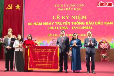 [Truyền hình trực tiếp] Lễ Kỷ niệm 60 năm Ngày truyền thống Báo Bắc Kạn (18/11/1963 - 18/11/2023)