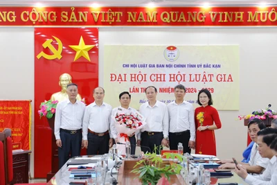 Đại hội Chi hội Luật gia Ban Nội chính Tỉnh ủy Bắc Kạn nhiệm kỳ 2024 – 2029