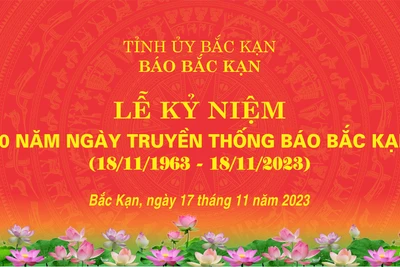 Sáng 17/11, Báo Bắc Kạn long trọng tổ chức Lễ Kỷ niệm 60 năm Ngày truyền thống