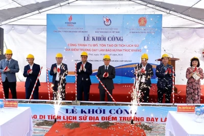 Khởi công tu bổ, tôn tạo Di tích Trường dạy làm báo Huỳnh Thúc Kháng