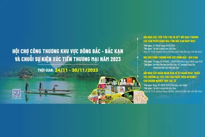 Hội chợ công thương khu vực Đông Bắc - Bắc Kạn 2023 sắp diễn ra tại TP. Bắc Kạn