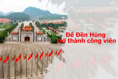 Để Đền Hùng trở thành công viên