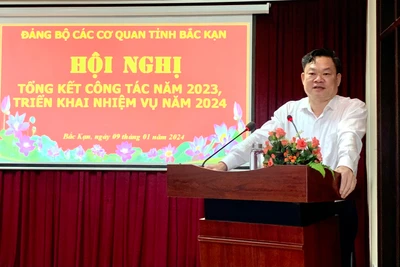 Đảng bộ Các cơ quan tỉnh Bắc Kạn cần đi đầu trong thực hiện nghị quyết đại hội đảng các cấp