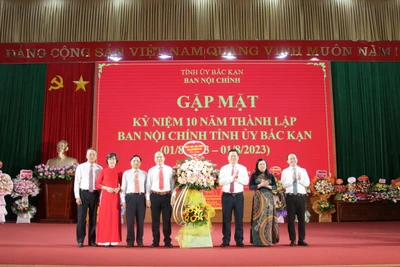 Gặp mặt Kỷ niệm 10 năm thành lập Ban Nội chính Tỉnh ủy Bắc Kạn