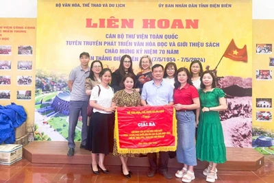 Bắc Kạn đoạt giải Ba Liên hoan Cán bộ thư viện toàn quốc tuyên truyền chủ đề Điện Biên Phủ