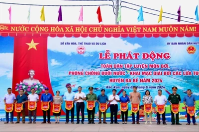 Phát động toàn dân tập luyện môn bơi và phòng, chống đuối nước