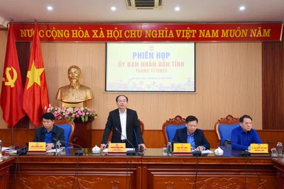 UBND tỉnh Bắc Kạn họp phiên tháng 11/2023