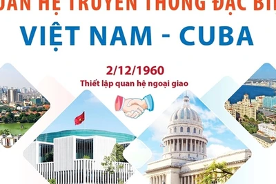 Tiếp tục củng cố quan hệ truyền thống tốt đẹp Việt Nam-Cuba