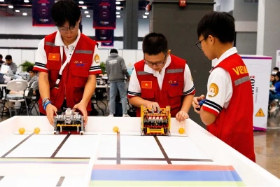 Học sinh Việt Nam đoạt nhiều giải tại World Robot Olympiad 2023