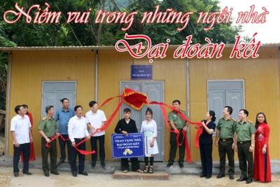 Niềm vui trong những ngôi nhà “Đại đoàn kết”