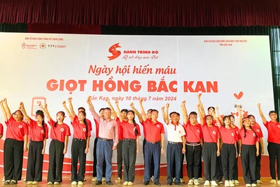 Ngày hội hiến máu “Giọt hồng Bắc Kạn” năm 2024