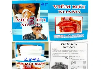 Hình ảnh các thuốc giả Viên hoàn cứng VIÊM MŨI XOANG