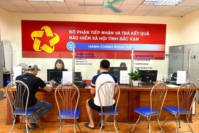 Bộ phận tiếp nhận và trả kết quả BHXH tỉnh Bắc Kạn