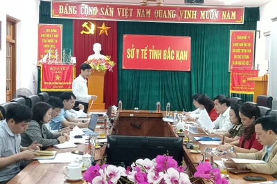 Đoàn công tác của Hội đồng Khoa học và Công nghệ tỉnh làm việc với Sở Y tế