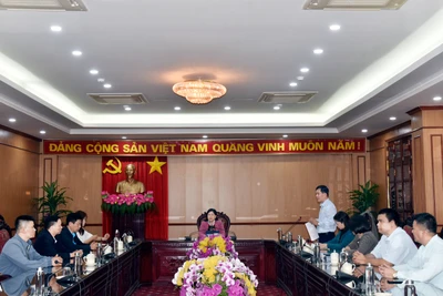 Thường trực Tỉnh ủy gặp mặt Đoàn đại biểu tỉnh Bắc Kạn dự Đại hội XIII Công đoàn Việt Nam