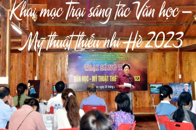 Khai mạc Trại sáng tác Văn học – Mỹ thuật thiếu nhi hè 2023