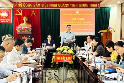 Ủy ban MTTQ tỉnh Bắc Kạn: Triển khai nhiệm vụ công tác quý II/2023