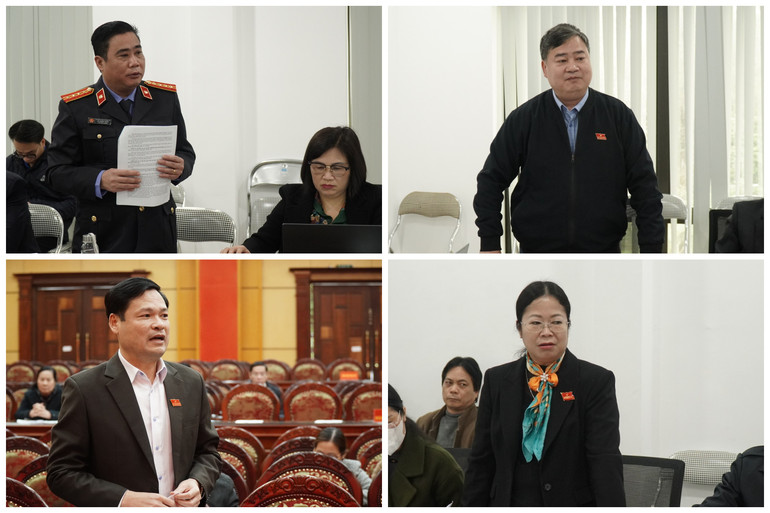 Trong phiên thảo luận chiều 09/12, HĐND tỉnh chia thành 4 tổ thảo luận. incollage-save-6971.jpg