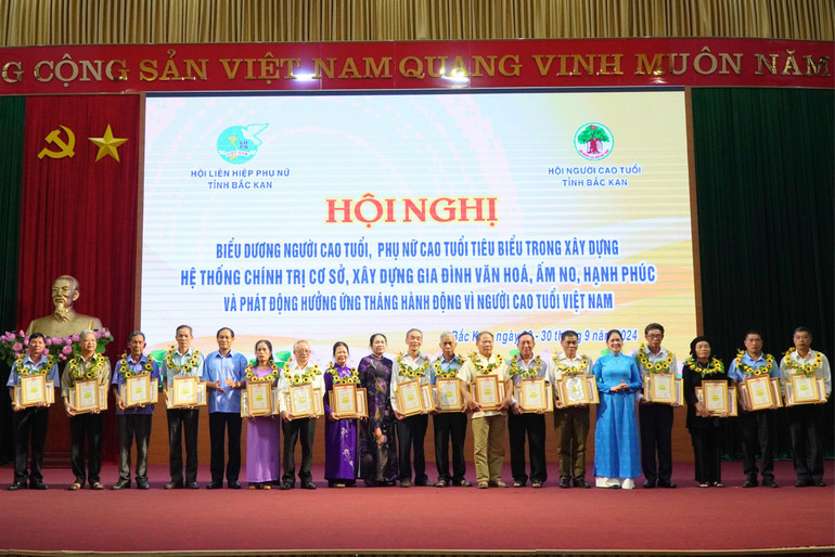 Lãnh đạo Hội LHPN, Hội NCT và Hội Khuyến học tỉnh trao Giấy khen, chứng nhận. 17.jpg