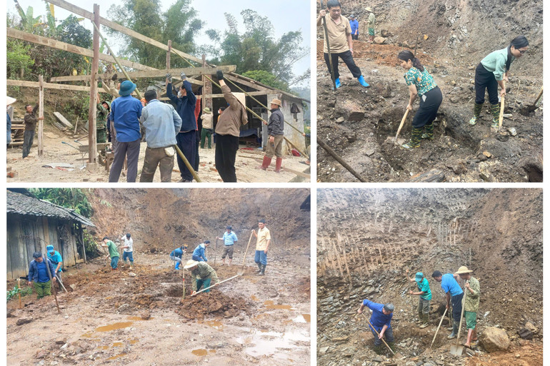 Các cấp Hội hỗ trợ ngày công lao động giúp đỡ hội viên làm nhà. 873.jpg