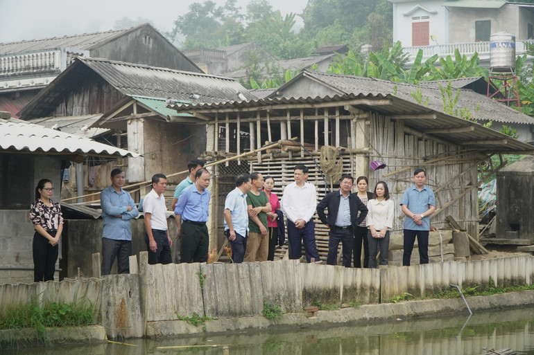 Đoàn công tác kiểm tra hiệu quả vốn vay từ Quỹ hỗ trợ nông dân tại xã Quân Hà. dsc05841.jpg