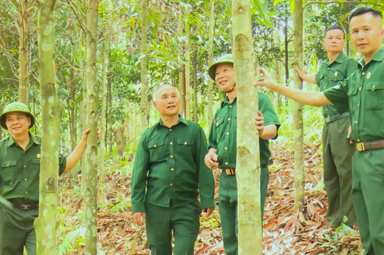Hội CCB huyện Na Rì thăm mô hình kinh tế tổng hợp của CCB Lưu Bá Mạnh. 67.jpg