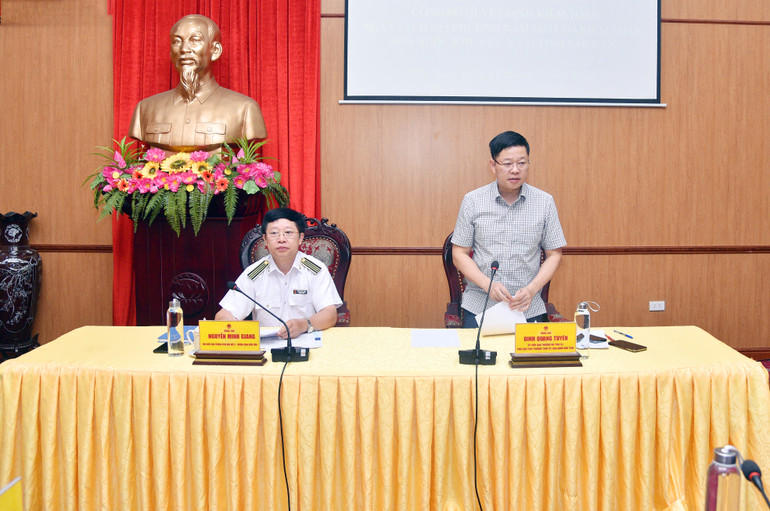 Phó Chủ tịch Thường trực UBND tỉnh Bắc Kạn Đinh Quang Tuyên kết luận Hội nghị. Kiểm toán 1.jpg