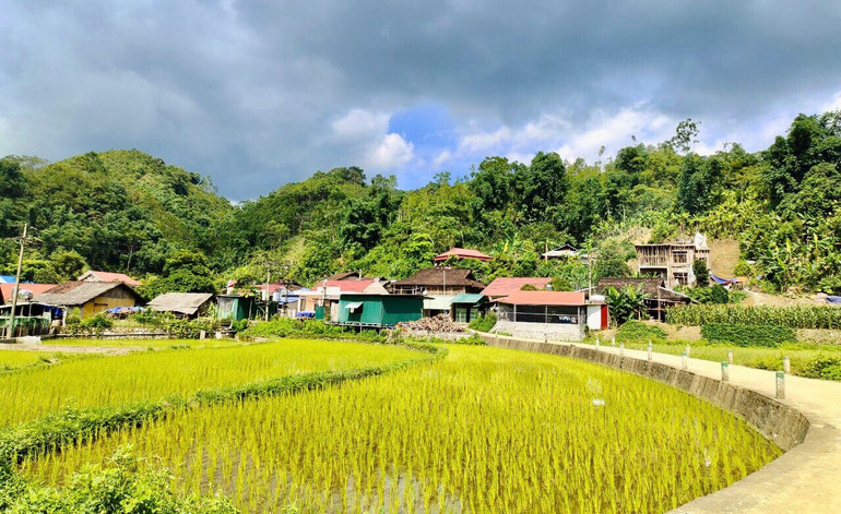 Một góc nông thôn xã Cổ Linh (Pác Nặm).