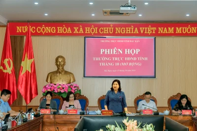 Bắc Kạn: Phiên họp Thường trực HĐND tỉnh tháng 10 mở rộng