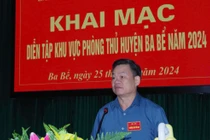 Khai mạc diễn tập khu vực phòng thủ huyện Ba Bể năm 2024