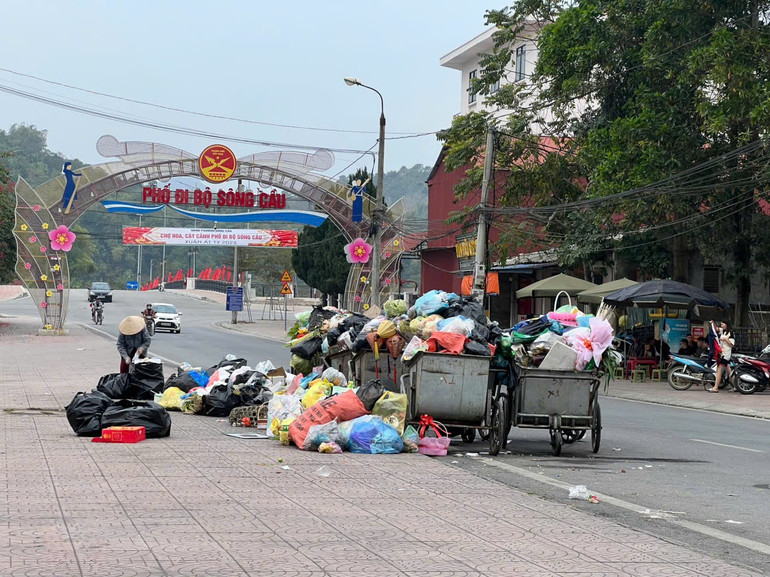 Công nhân vệ sinh môi trường thu gom rác những ngày cuối năm. z6265797564087-f648052a9225c447b63500060e6ca39f.jpg