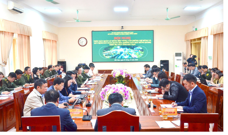 Đây là lần đầu tiên Sở NN&PTNT tổ chức Hội nghị về cấp chứng chỉ quản lý rừng bền vững. hoi-2.jpg