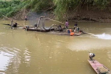 UBND huyện Ba Bể kiểm tra thông tin báo chí nêu về việc khai thác cát