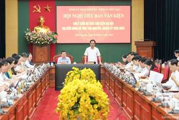 Góp ý vào dự thảo Văn kiện Đại hội Đảng bộ tỉnh Thái Nguyên nhiệm kỳ 2025-2030